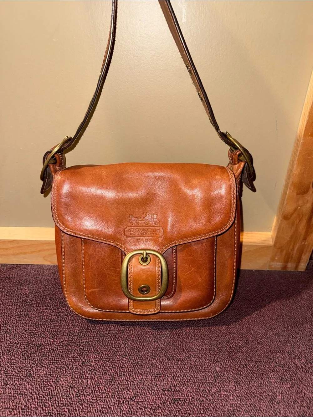 Coach | Vintage | Bleeker Crossbody Bag | Cognac